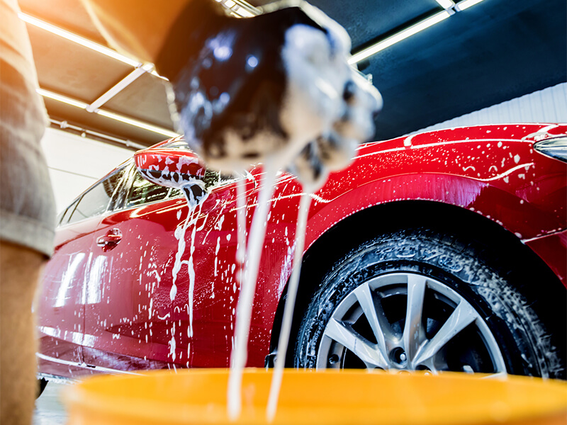 Motorcycle detailing