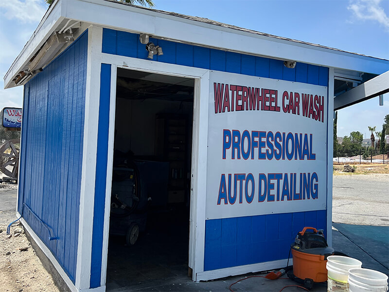 Boat detailing at Water Wheel Car Wash