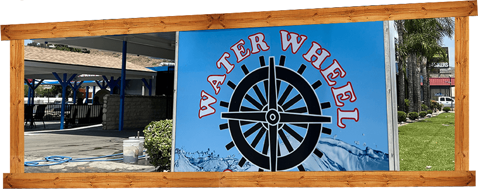 Water Wheel Car Wash tunnel entrance